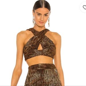 Alchemy Crop Top in Rust